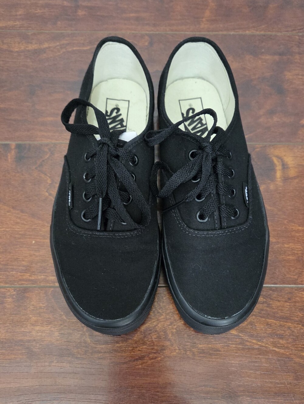 Vans Classic Low-Top Canvas Sneakers in Black/Black Women Size 7 Skating - Picture 4 of 6